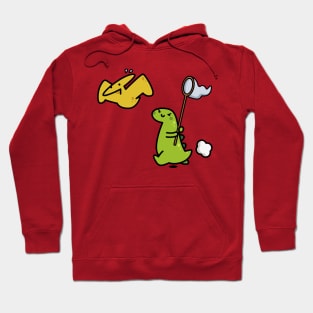 Cute hunting dino Hoodie